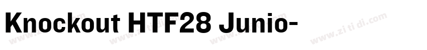 Knockout HTF28 Junio字体转换